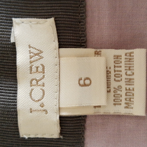 J. Crew Mauve Rosette Netting Mini Bubble Skirt Gray Grosgrain Waistband Size 6 - Picture 4 of 7